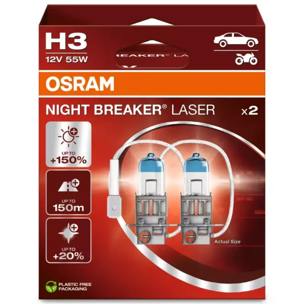 H3 Osram Night Breaker Laser