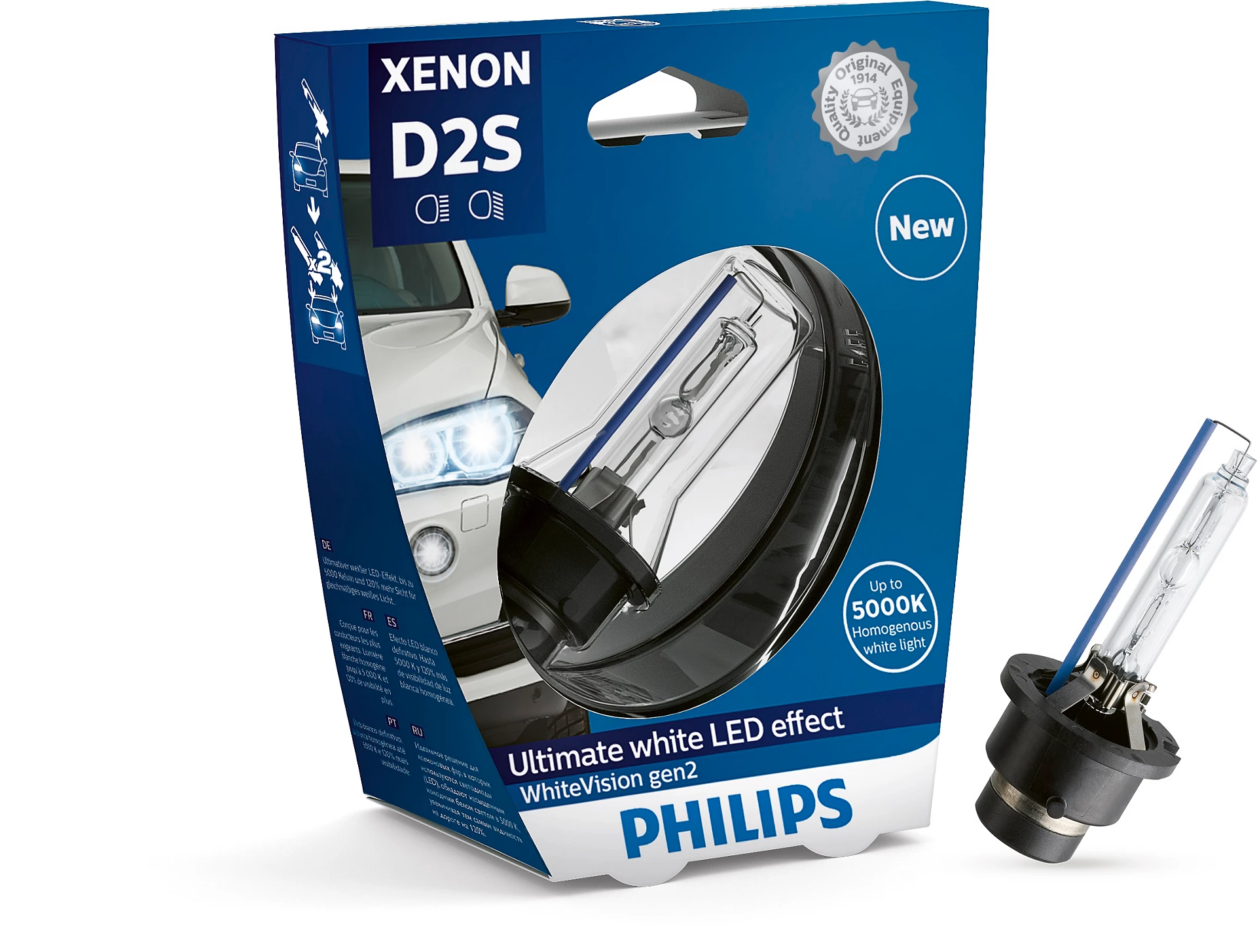 cd2c17a668d14156b601afac00ced7ba D2S Philips Xenon WhiteVision gen2 - Image 1