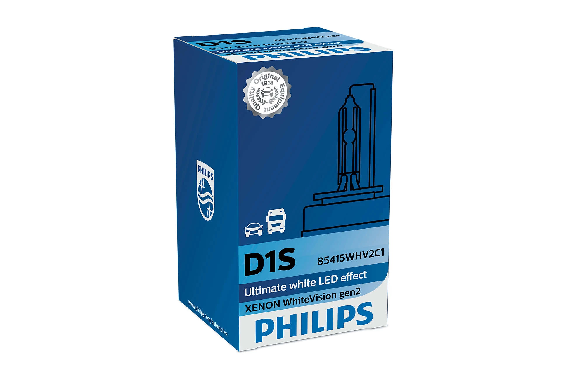 f16de8f8558542c3b375afac00a0ff2e D1S Philips Xenon WhiteVision gen2 - Image 1
