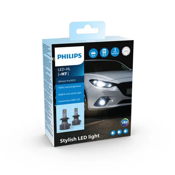H7 LED Philips Ultinon Pro3022